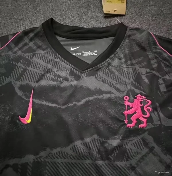 24/25 Chelsea Third Black Jersey 1:1 Thai Quality - Image 3