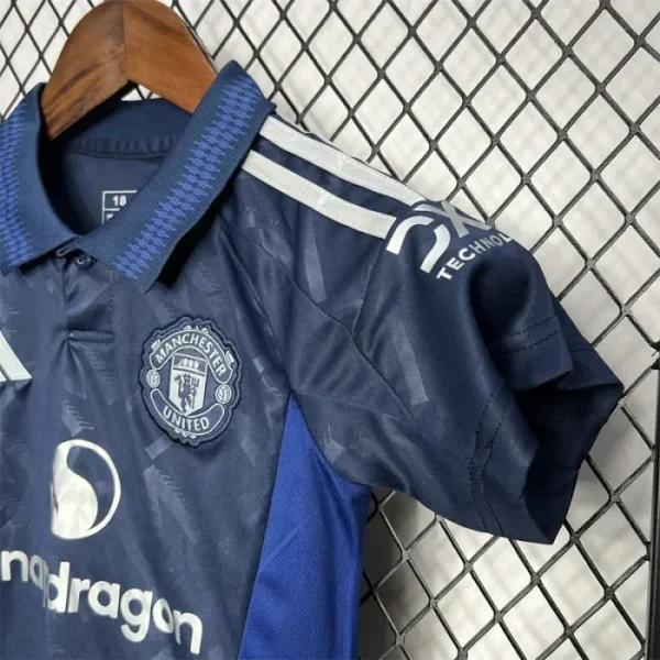 2024/2025 Man Utd Away Football Shirt 1:1 Thai Quality Kids Size - Image 3