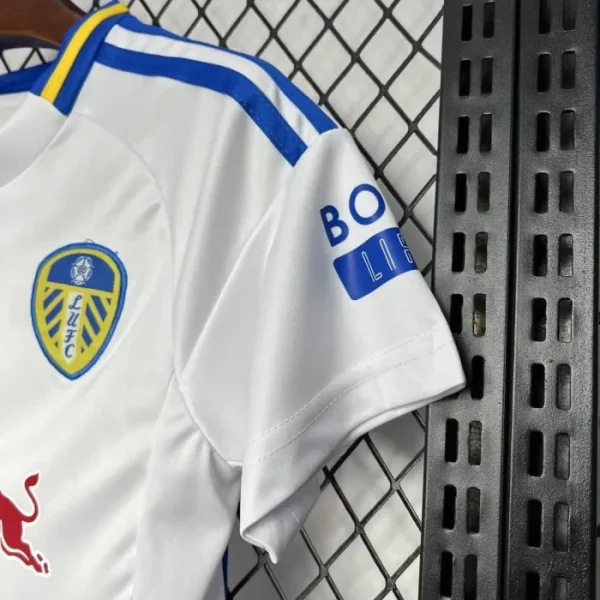 Kids LEEDS United Home Kit 24/25 Football Jersey 1:1 Thai quality - Image 3
