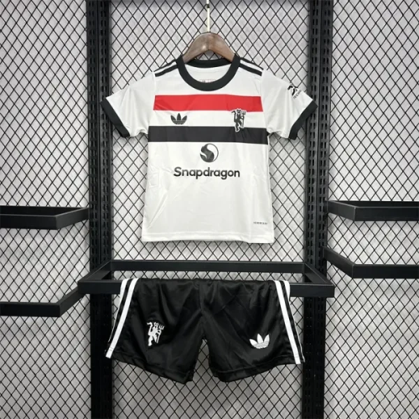 Kids Man Utd Third Jersey 24/25 Football Kit 1:1 Thai Quality