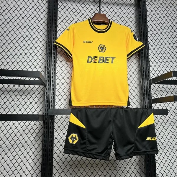 2024/2025 Wolverhampton Home Football Shirt Kids Size 1:1 Thai Quality - Image 6