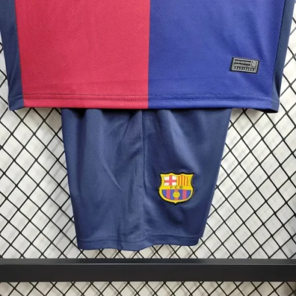 2024/2025 Barcelona Home Football Shirt 1:1 Thai Quality Kids Size - Image 5