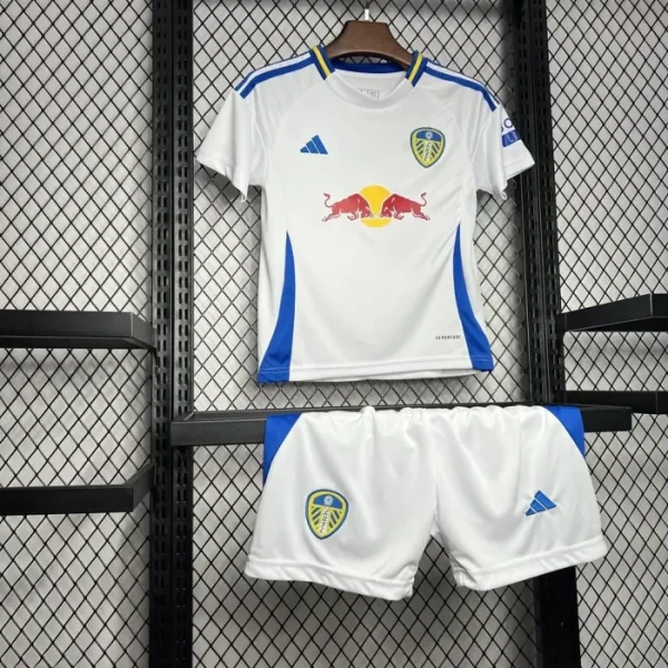Kids LEEDS United Home Kit 24/25 Football Jersey 1:1 Thai quality