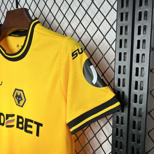 2024/2025 Wolverhampton Home Football Shirt Kids Size 1:1 Thai Quality - Image 5