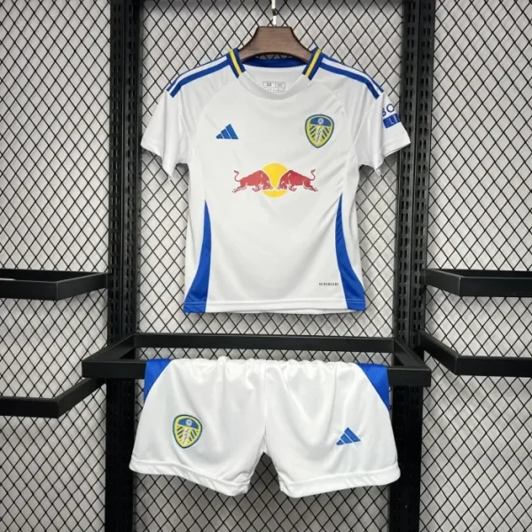 Kids LEEDS United Home Kit 24/25 Football Jersey 1:1 Thai quality - Image 5