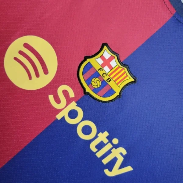2024/2025 Barcelona Home Football Shirt 1:1 Thai Quality Kids Size - Image 4